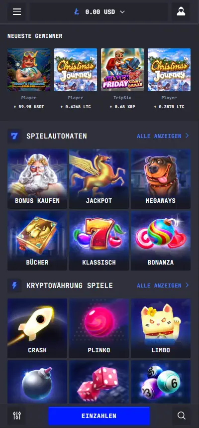 LTCCasino Mobile